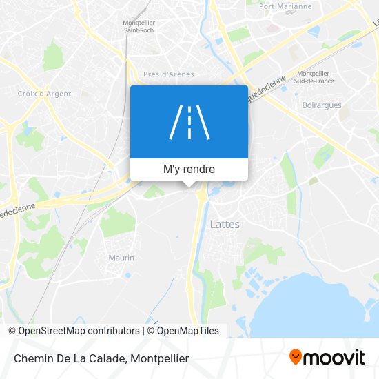 Chemin De La Calade plan