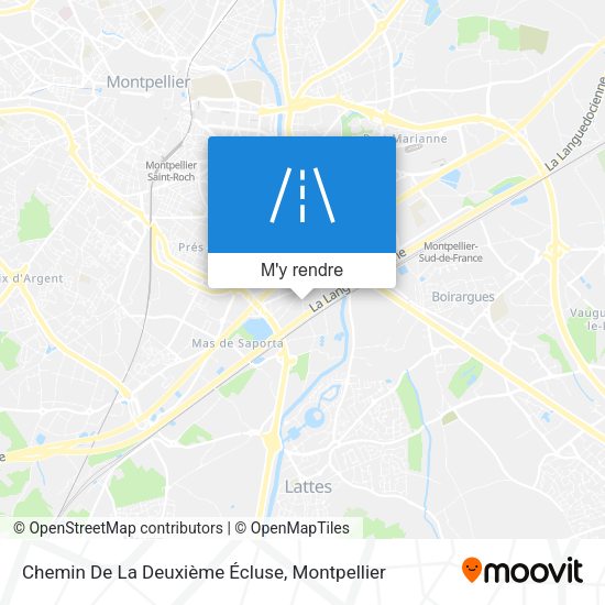 Chemin De La Deuxième Écluse plan