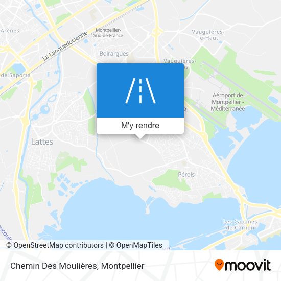 Chemin Des Moulières plan