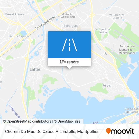 Chemin Du Mas De Cause À L'Estelle plan
