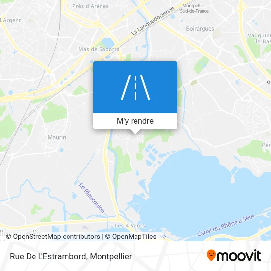 Rue De L'Estrambord plan