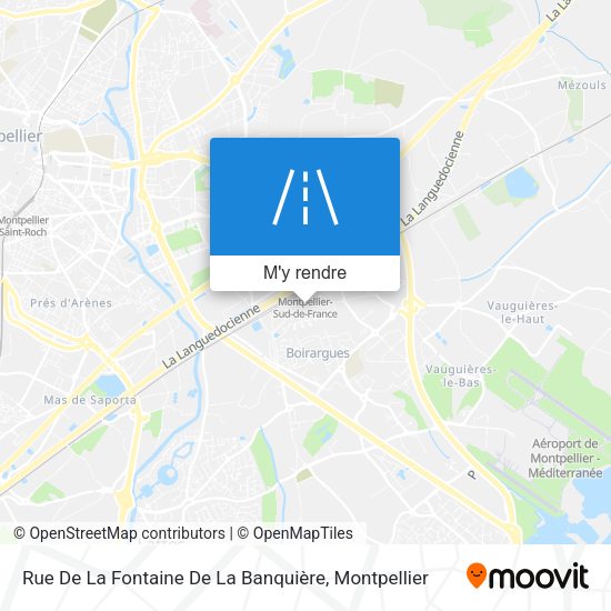 Rue De La Fontaine De La Banquière plan