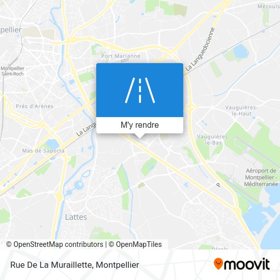 Rue De La Muraillette plan