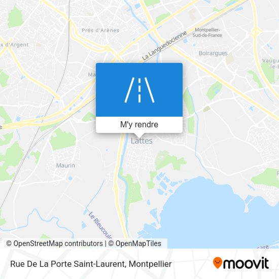 Rue De La Porte Saint-Laurent plan