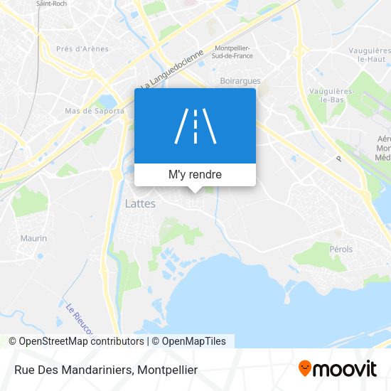 Rue Des Mandariniers plan