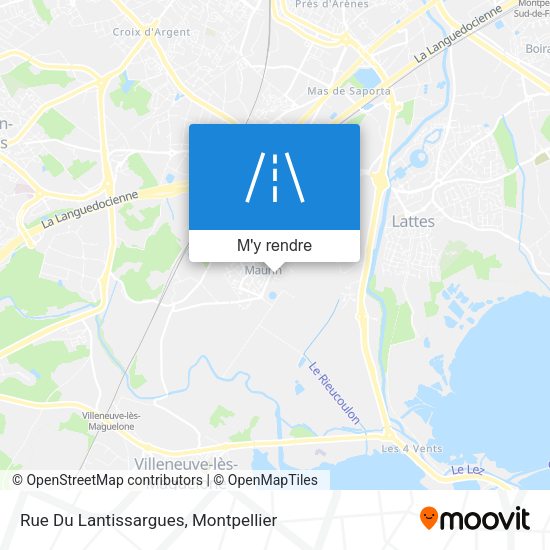 Rue Du Lantissargues plan