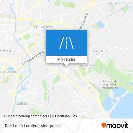 Rue Louis Lumière plan