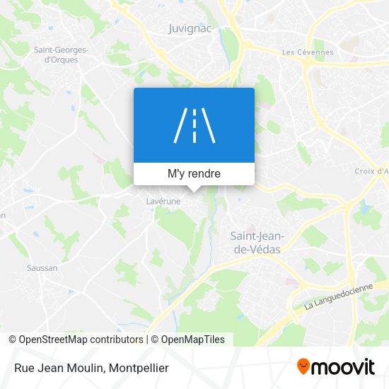Rue Jean Moulin plan