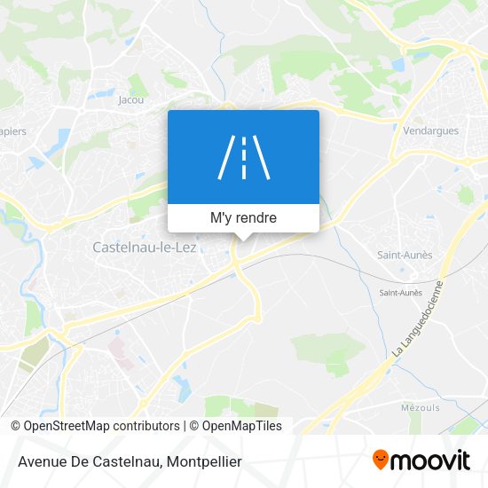 Avenue De Castelnau plan