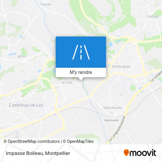 Impasse Boileau plan