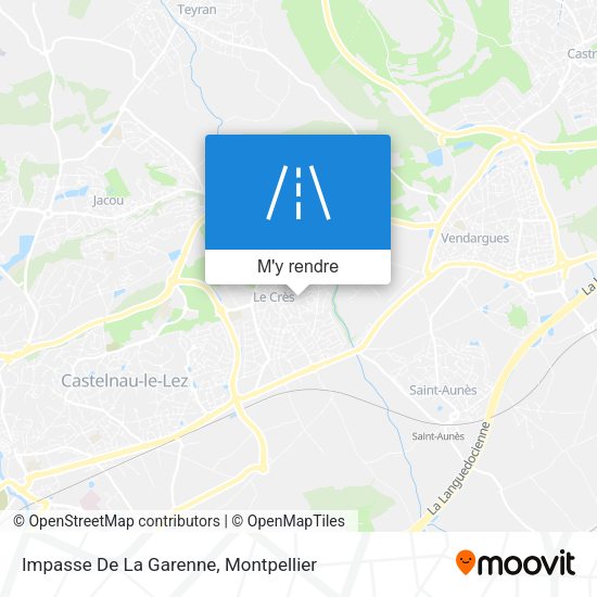 Impasse De La Garenne plan