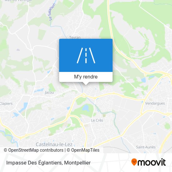 Impasse Des Églantiers plan