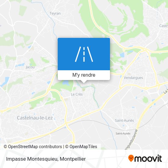 Impasse Montesquieu plan