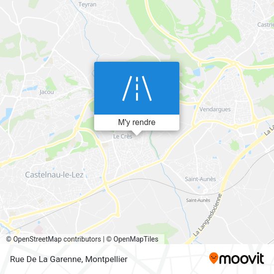 Rue De La Garenne plan