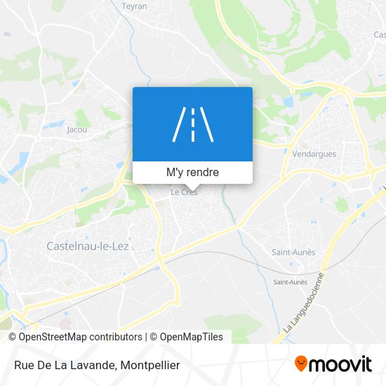 Rue De La Lavande plan