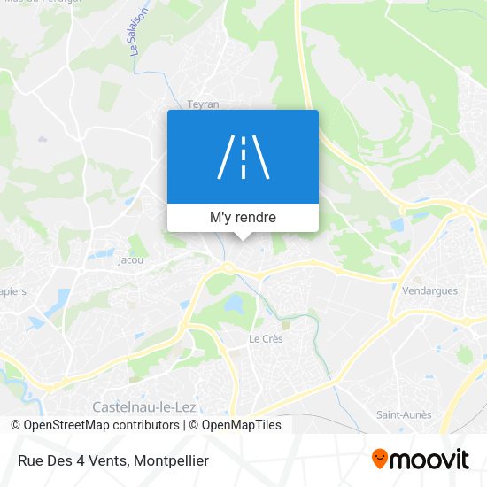 Rue Des 4 Vents plan