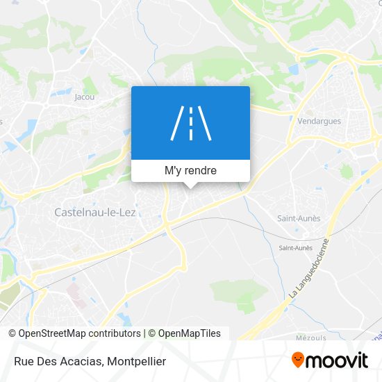 Rue Des Acacias plan