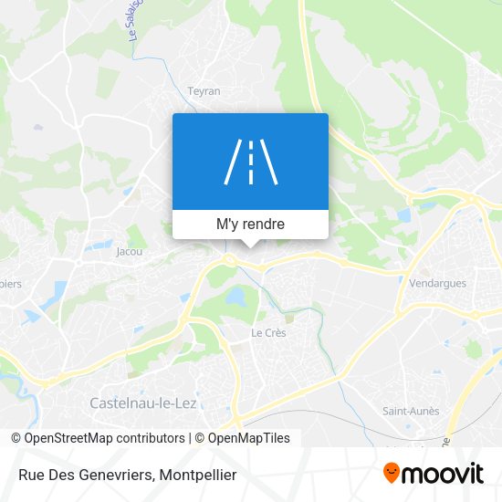 Rue Des Genevriers plan
