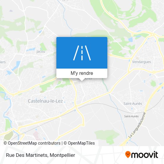 Rue Des Martinets plan