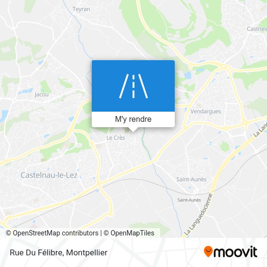 Rue Du Félibre plan