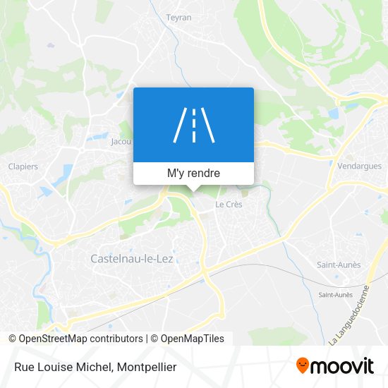 Rue Louise Michel plan