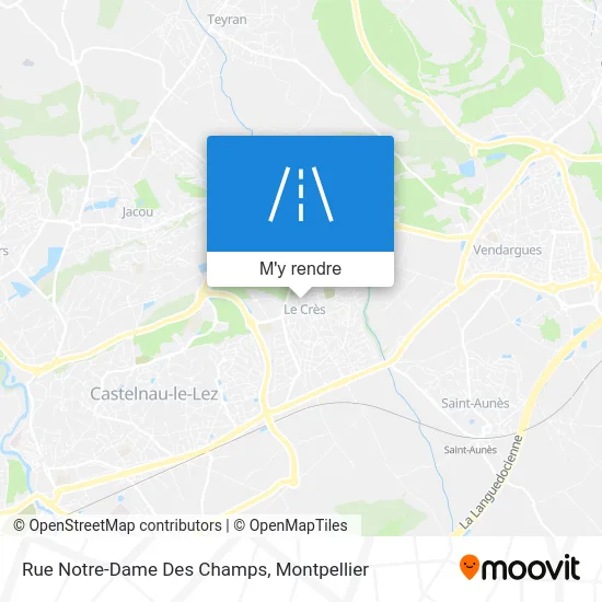 Rue Notre-Dame Des Champs plan