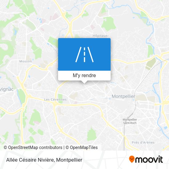 Allée Césaire Nivière plan