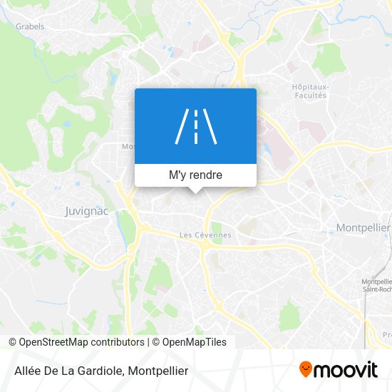 Allée De La Gardiole plan