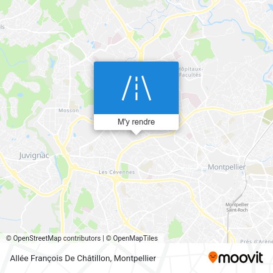 Allée François De Châtillon plan