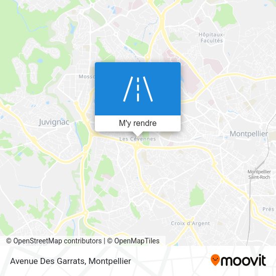 Avenue Des Garrats plan