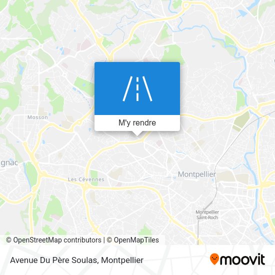 Avenue Du Père Soulas plan