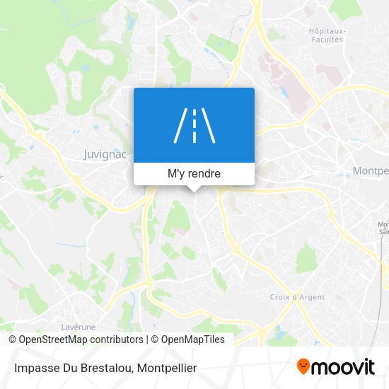 Impasse Du Brestalou plan