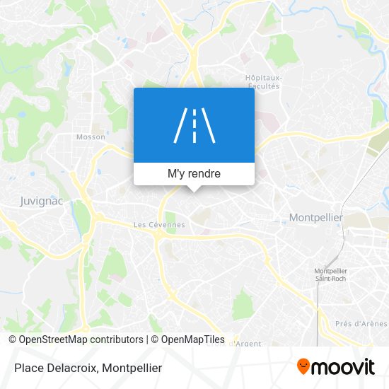 Place Delacroix plan