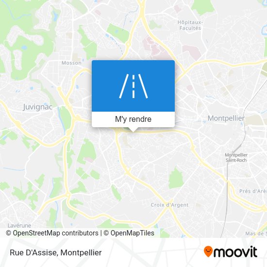 Rue D'Assise plan