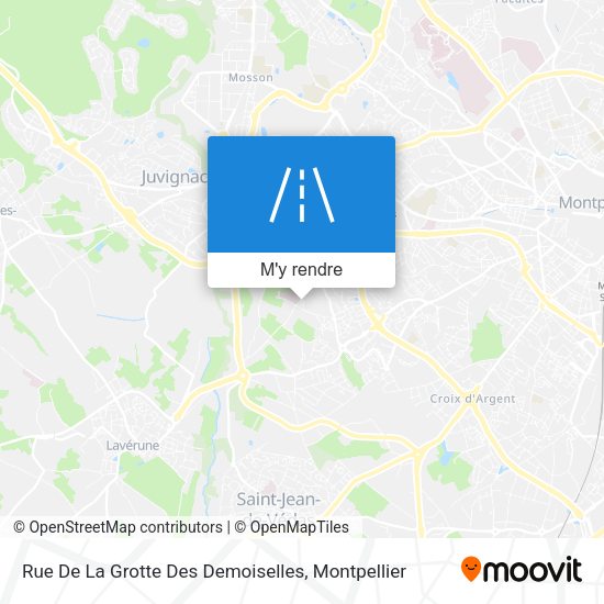 Rue De La Grotte Des Demoiselles plan