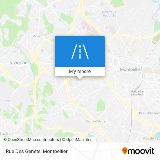 Rue Des Genêts plan