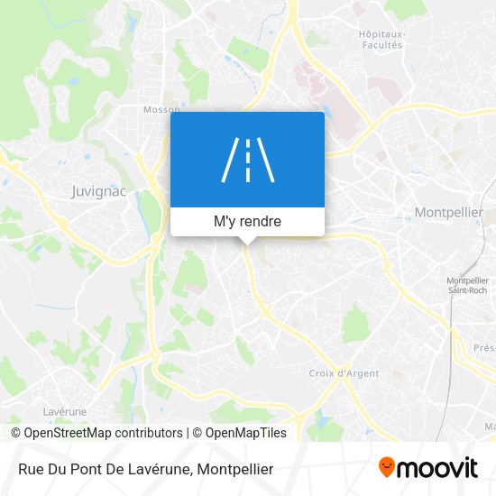 Rue Du Pont De Lavérune plan