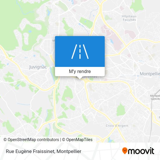 Rue Eugène Fraissinet plan
