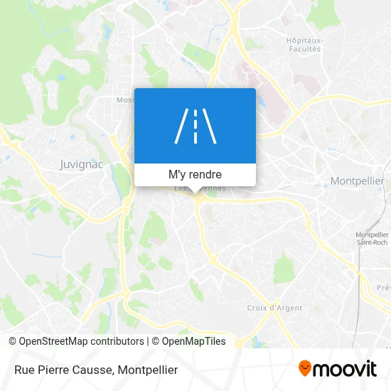 Rue Pierre Causse plan