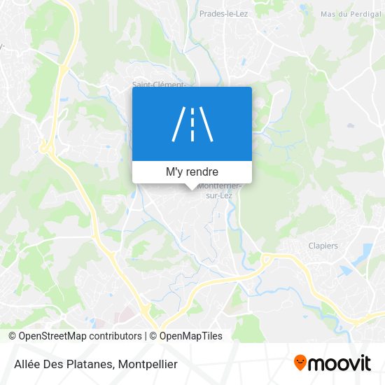 Allée Des Platanes plan