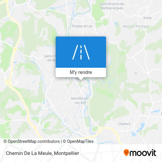 Chemin De La Meule plan