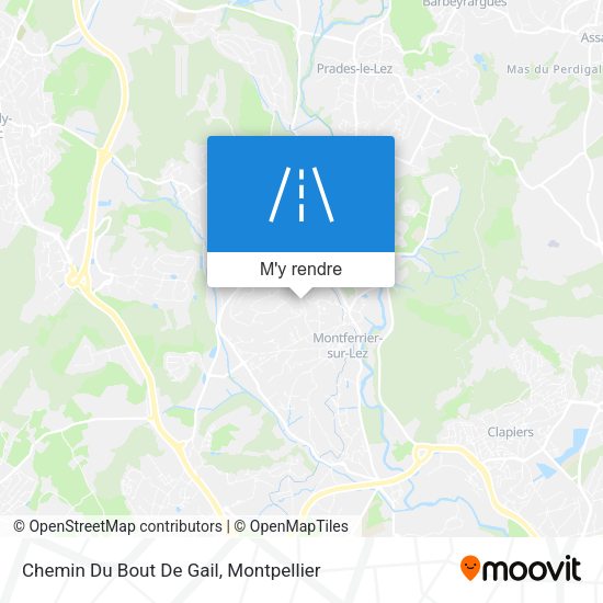 Chemin Du Bout De Gail plan