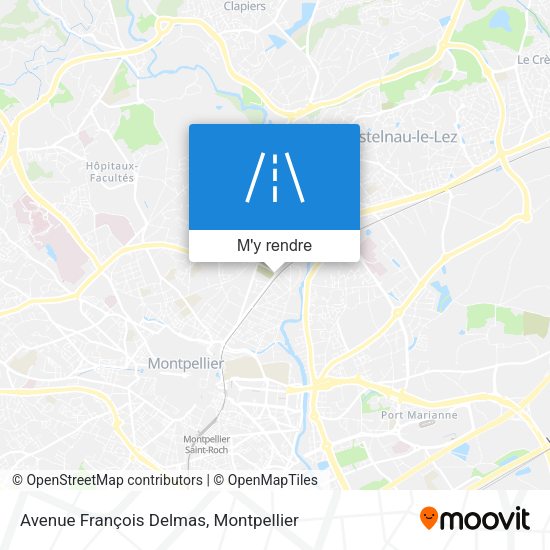 Avenue François Delmas plan