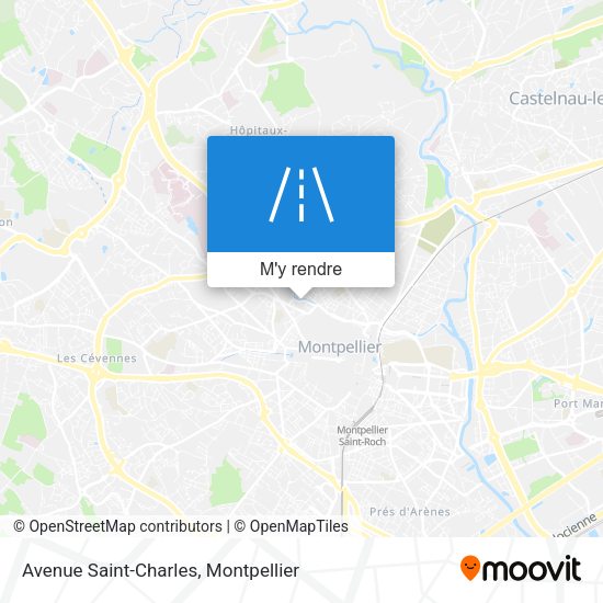Avenue Saint-Charles plan