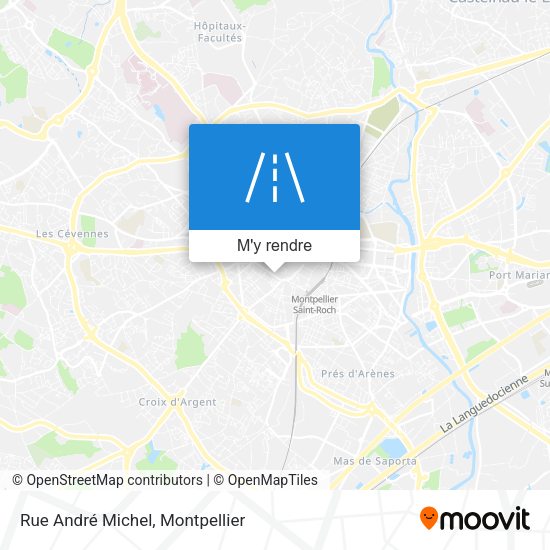 Rue André Michel plan