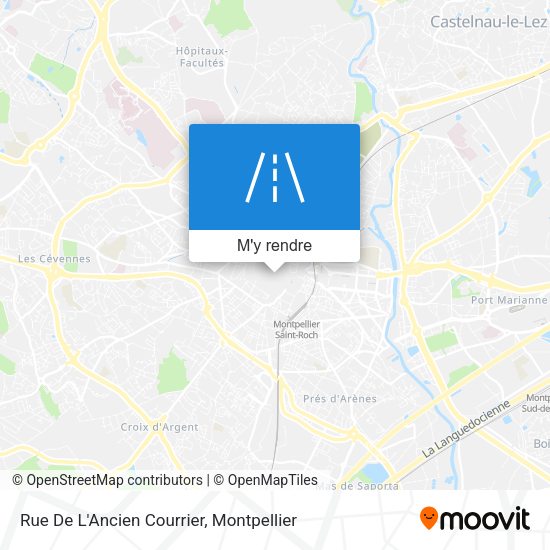 Rue De L'Ancien Courrier plan