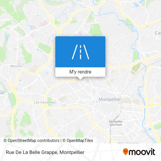 Rue De La Belle Grappe plan