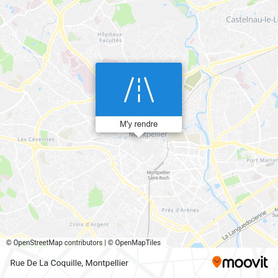 Rue De La Coquille plan