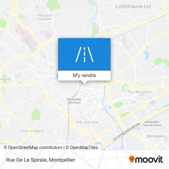 Rue De La Spirale plan