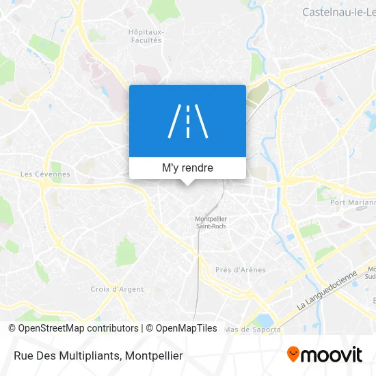 Rue Des Multipliants plan